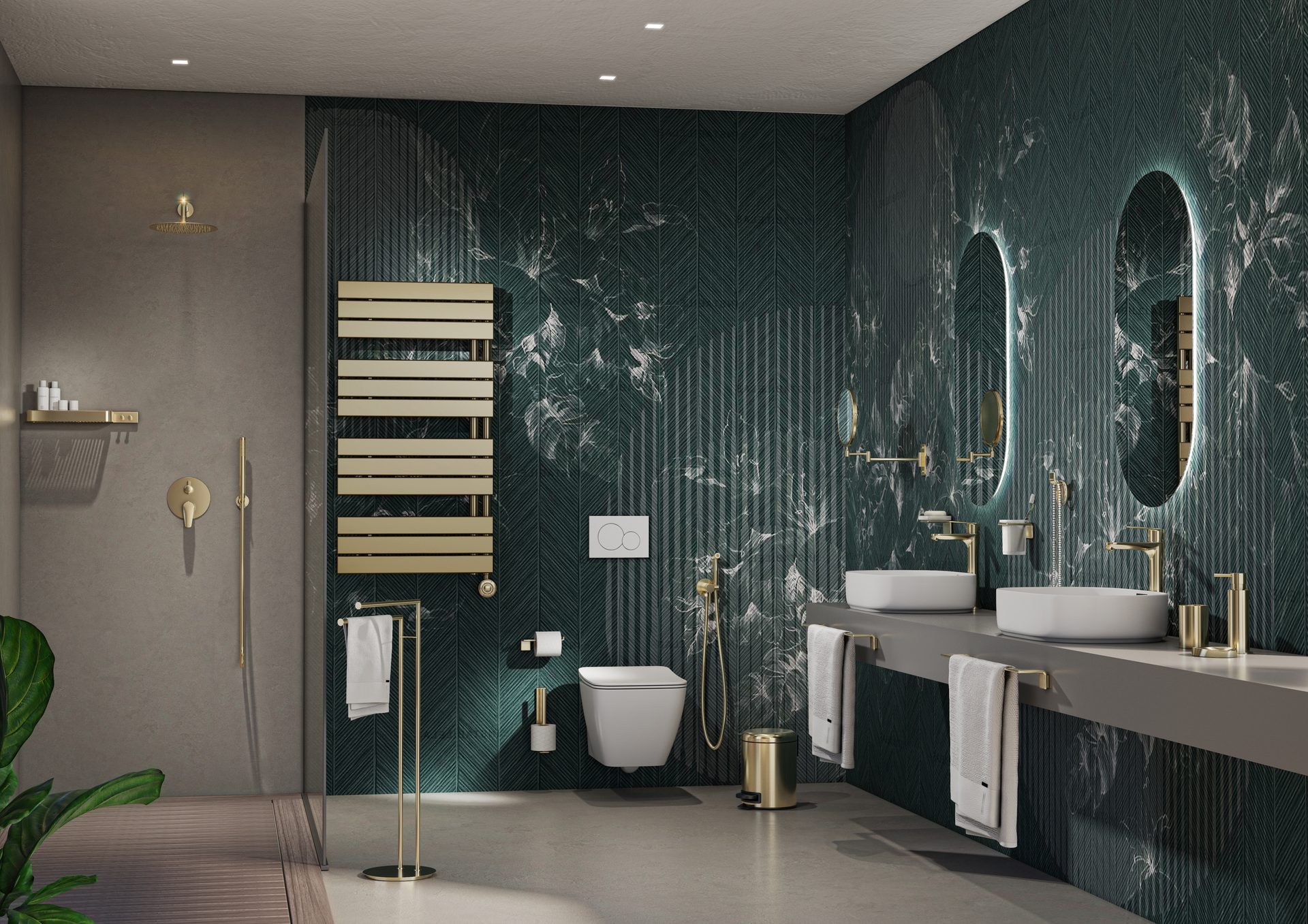 Ambiente baño Oro Mate — Gedy Ibérica